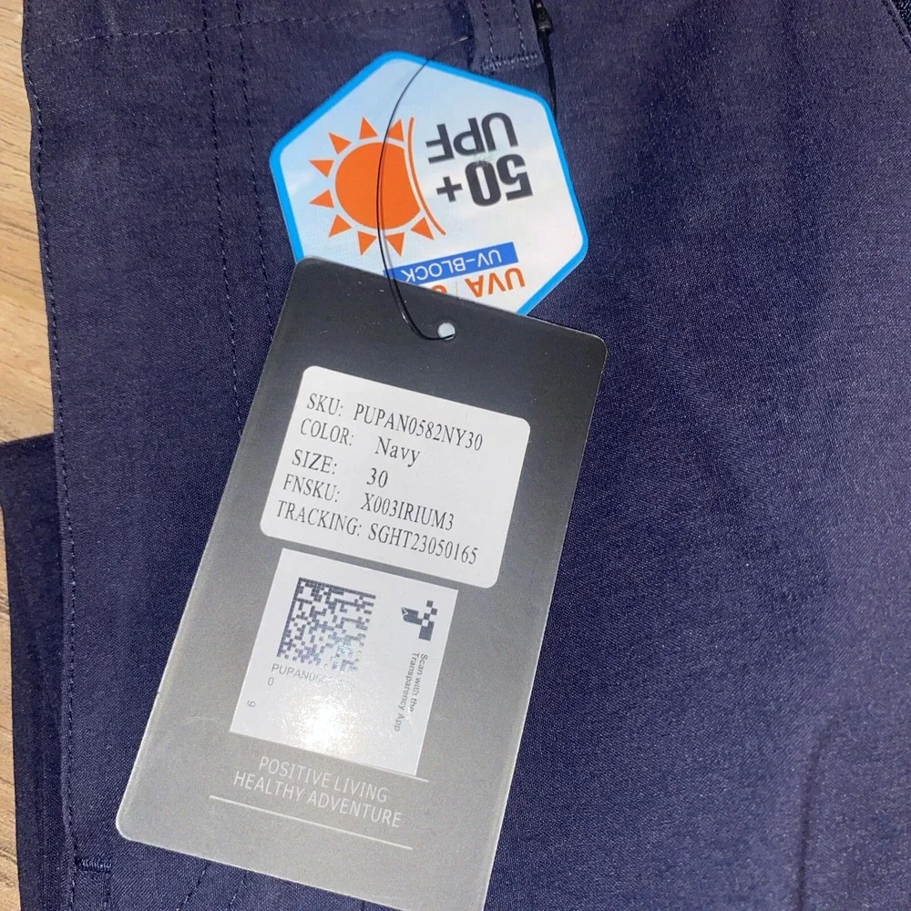 SZ 30 PULI Men's Golf Pants Slim Fit Stretch Tapered,‎ Navy